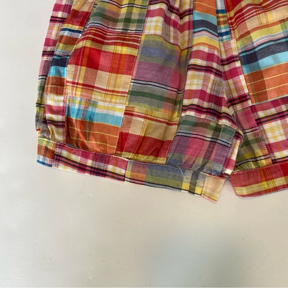 Kelly’s Kids Girls 7 to 8 Plaid Shorts Elastic Back Waist EUC Summer - Picture 6 of 8